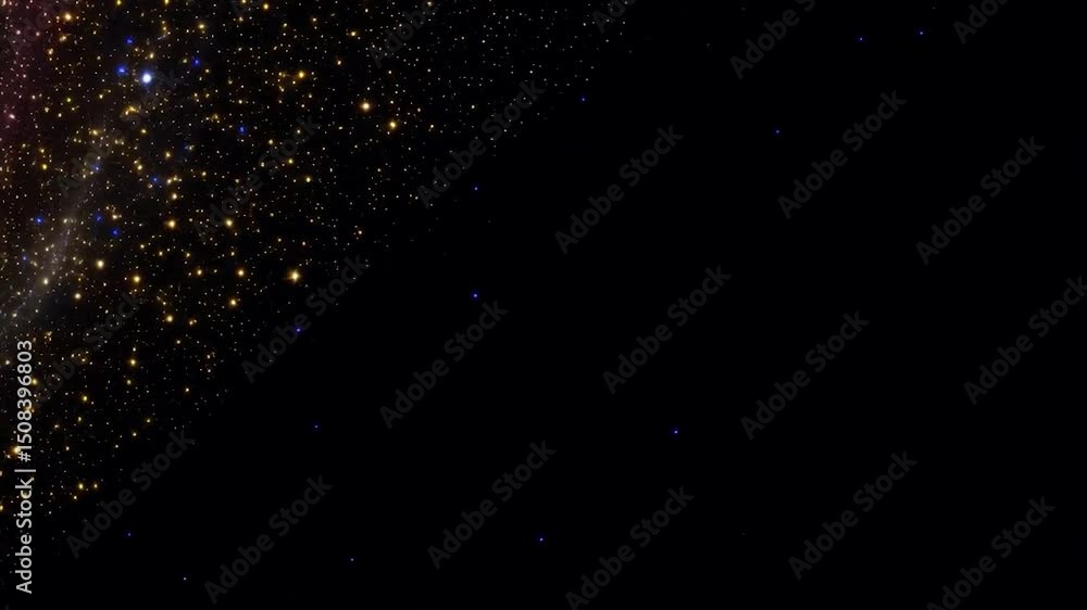 Deep space nebula with scattered stars Deep space nebula with scattered stars