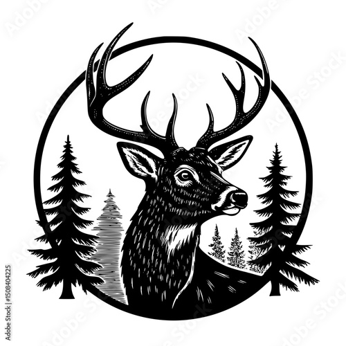 deer head silhouette