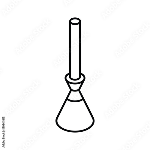 A customizable isometric icon showing a dusting brush tool