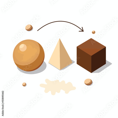 Colorful soil amendment components arranged on clean background, gardening