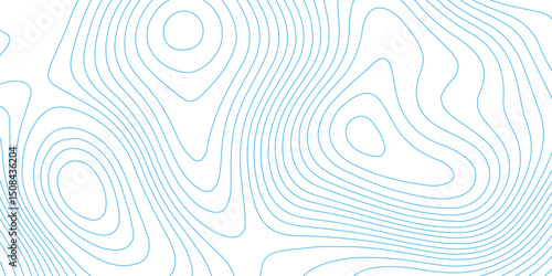 Topographic map background with geographic grid for hiking and mountain sport. modern design with white background and colorful wave line. topographic contour lines vector map seamless pattern vector.
