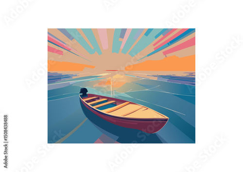 boat was a singular point of consciousness, adrift in an infinite blue. This solitude, however, did not necessarily imply loneliness. For some, the open sea represents ultimate freedom