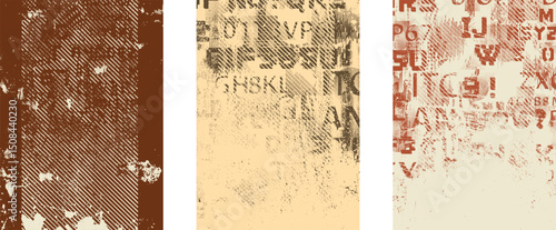 Glitch distorted geometric shape . Noise destroyed logo . Trendy defect error shapes . Glitched frame .Grunge textured . Distressed effect .Vector shapes with a halftone dots screen print texture.