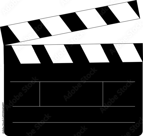 Film Clapperboard Vector Illustration