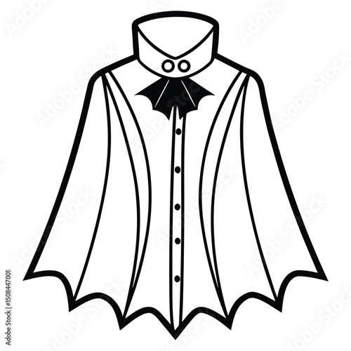 vector illustration of a suit