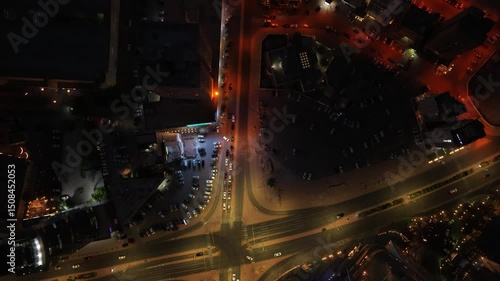 Drone Night top view