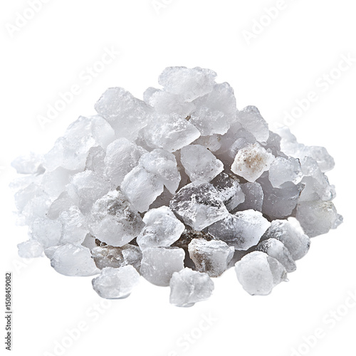 Wallpaper Mural Isolated Salt Crystals Front View for Culinary or Scientific Use Isolated on Transparent Background PNG Torontodigital.ca