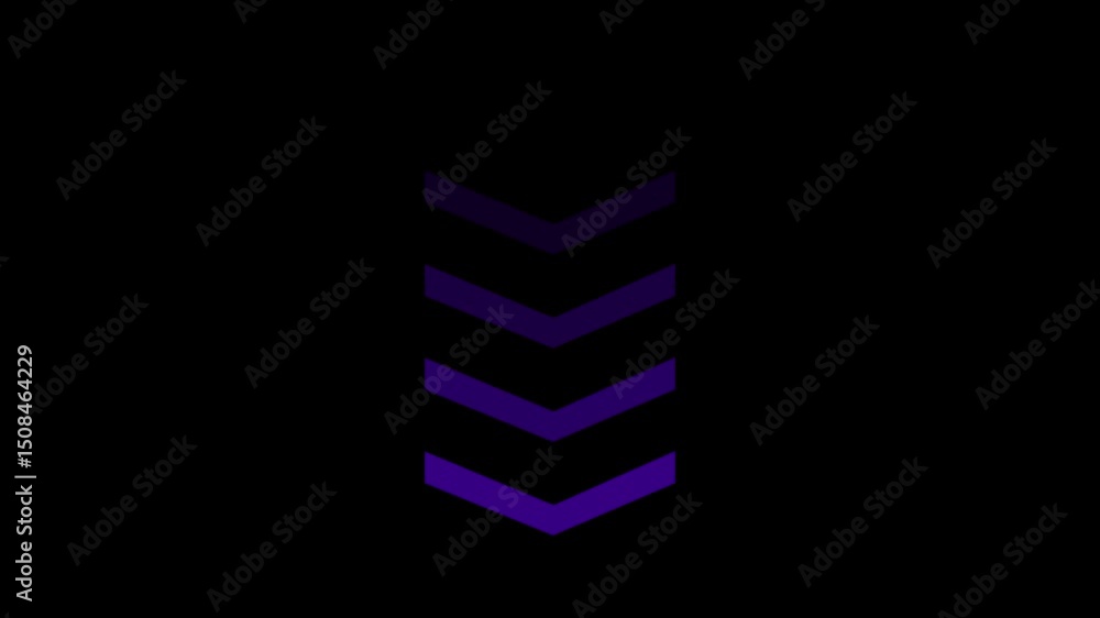 abstract glowing Arrow sign. swipe icon video animation. directional arrow loop, direction arrow line loop animation in blue color. abstract glowing Arrow sign. swipe icon video animation. directional arrow loop, direction arrow line loop animation in blue color.