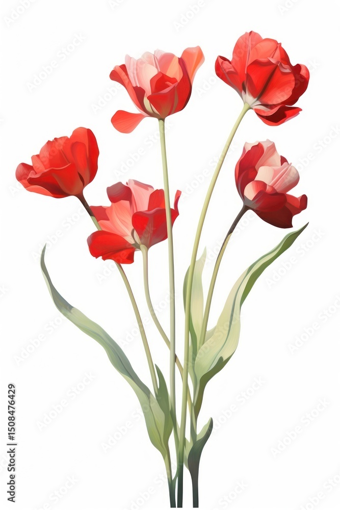 Tulip flower petal plant. Tulip flower petal plant.