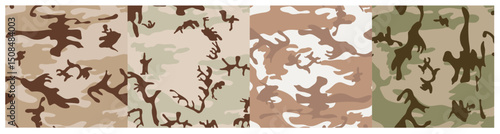 US Desert Camo Vector Models