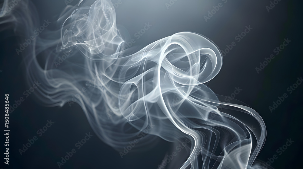Fototapeta premium spiral smoke effect swirling