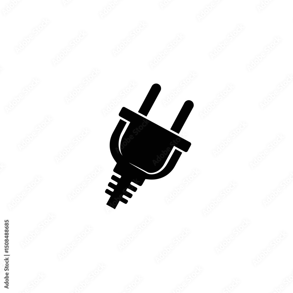 Obraz premium Electrical Plug Illustration for Technology and Power 