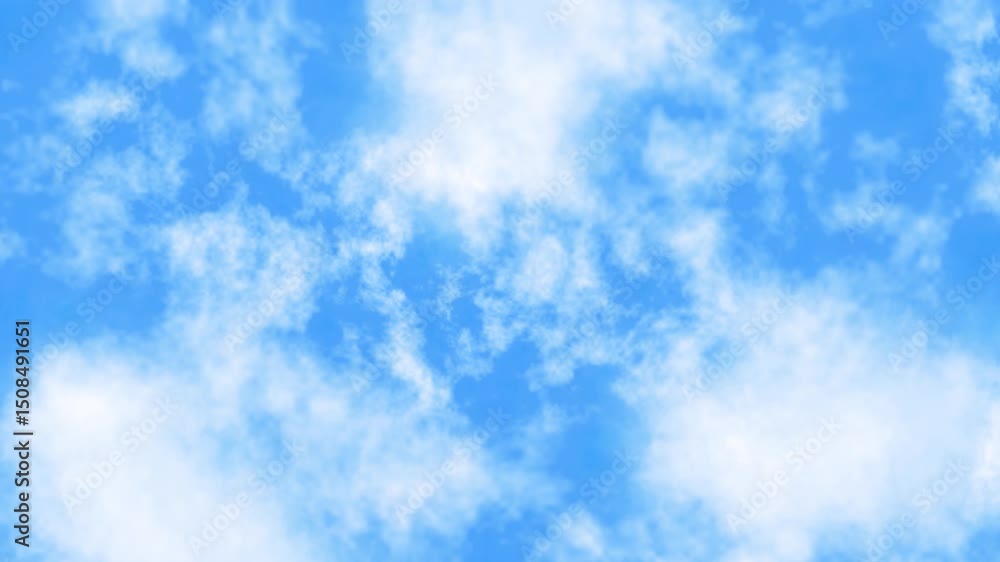 Animated sky background, clear, very beautiful, soft blue sky, white rifts. Beautiful cloudy weather. White clouds moving in the blue sky, sunny day. Daytime. Realistic 4K animation. Animated sky background, clear, very beautiful, soft blue sky, white rifts. Beautiful cloudy weather. White clouds moving in the blue sky, sunny day. Daytime. Realistic 4K animation.