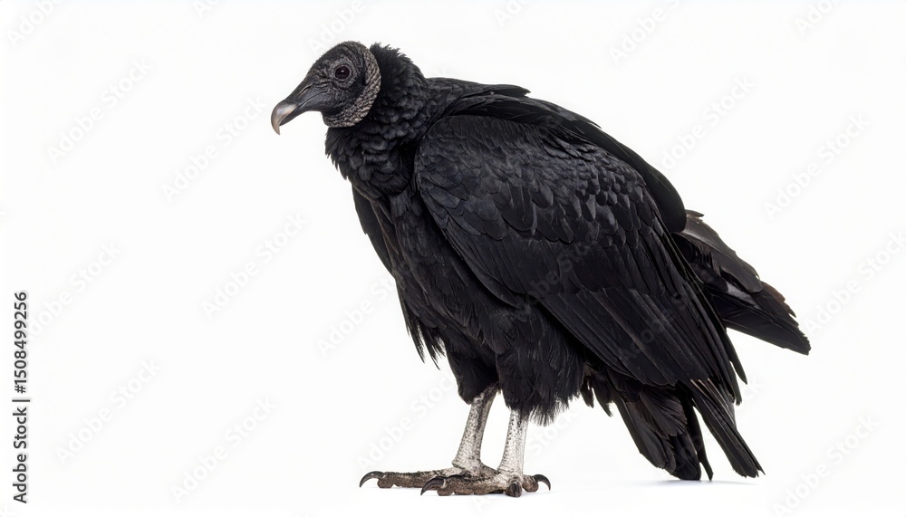 Fototapeta premium Black Vulture Portrait