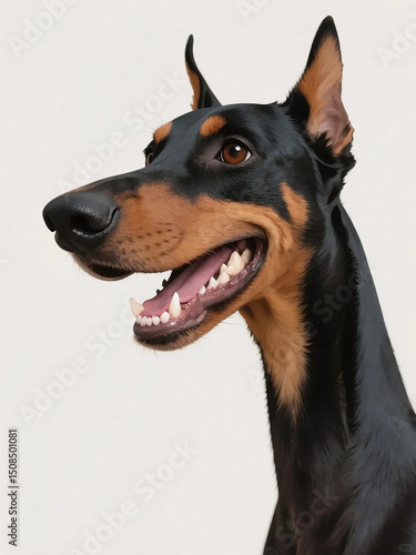 A naughty dog vector image