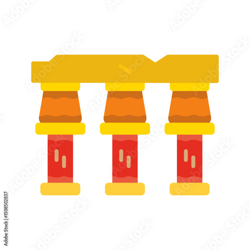 Luxor Temple Vector Icon