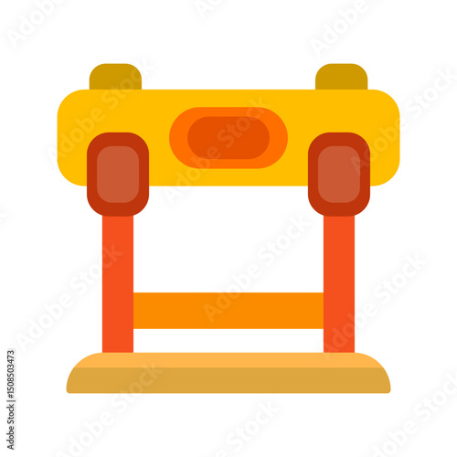 Hurdles Race Vector Icon