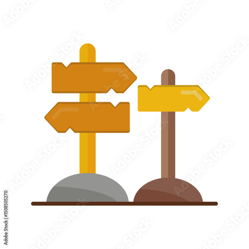Directions Vector Icon
