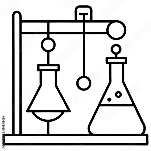 set of laboratory equipment