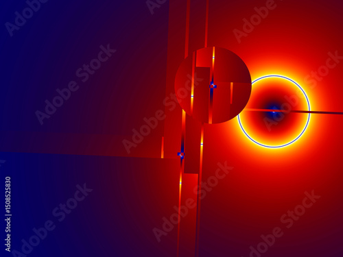 awesome abstract purple and red background