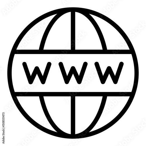 website icon line