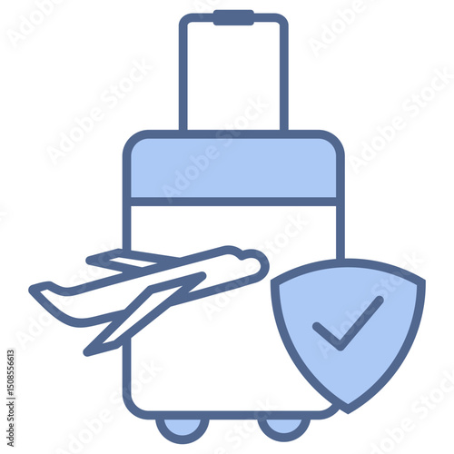 Insurance Blue Icon