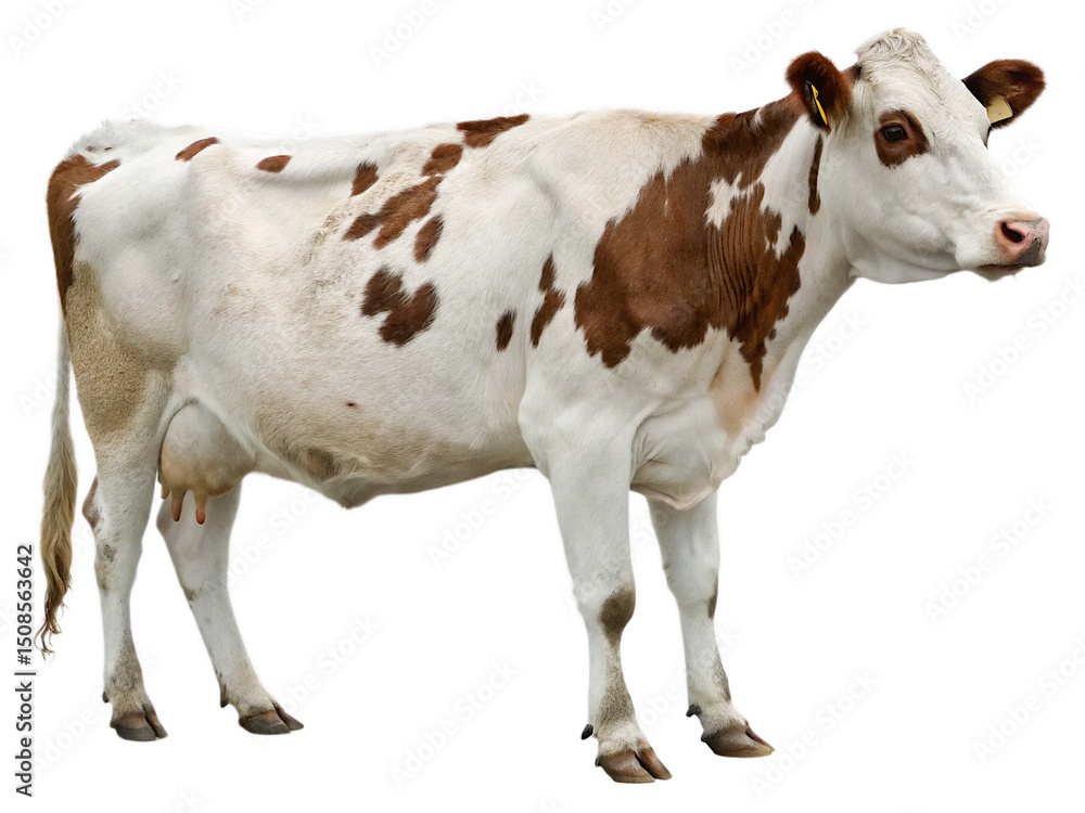 cow isolated on white cow isolated on white