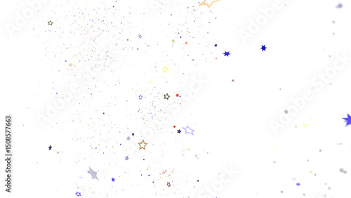 Abstract Colorful Specks on...