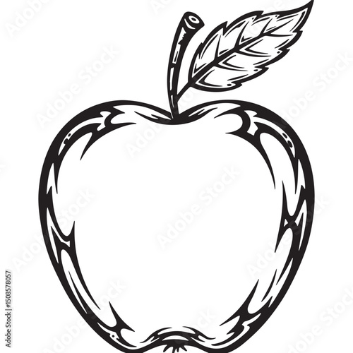 Tribal Tattoo Apple of Discord Icon Vector Graphic for Apparel P