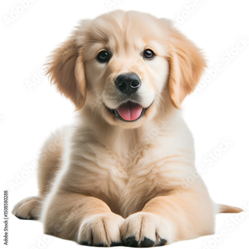 Golden retriever dog Transparent Background