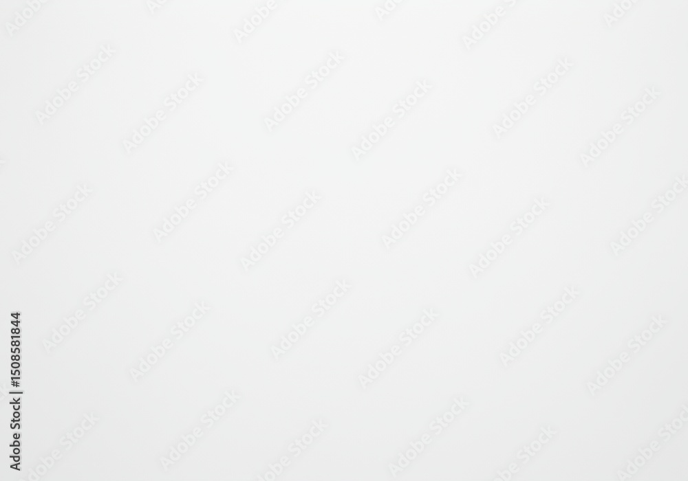 Blank, smooth, pure white surface