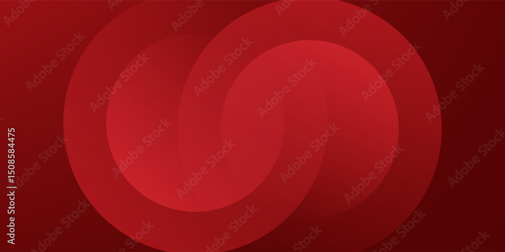 Obraz premium Red abstract background. Dynamic shapes composition. Eps10 vector