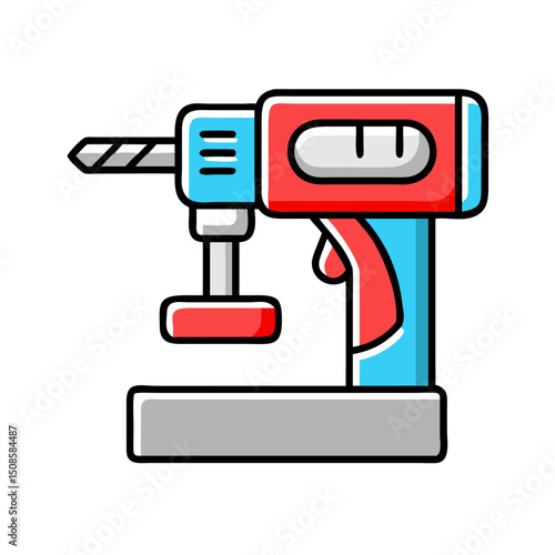 Industrial drill machine.