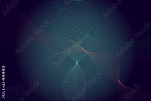 Dynamic 3D Abstract Lines in Motion