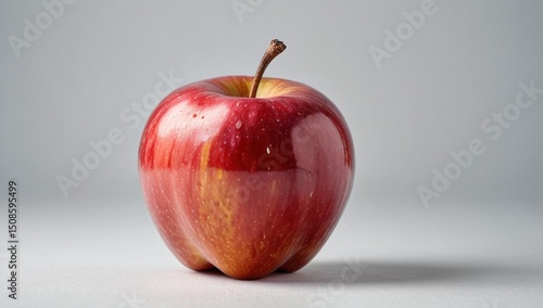 Fresh wax apple isolated white background studio