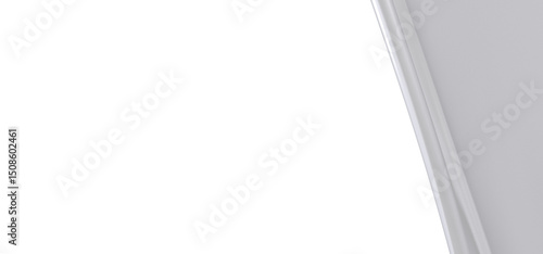 A close-up of a white fabri...
