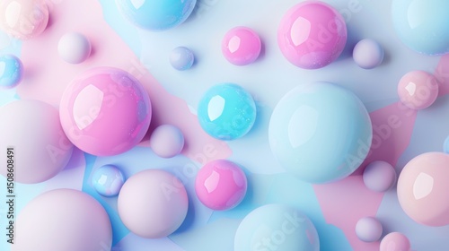 Dreamy Pastel Abstract Background for Social Media – Soft and Aesthetic Design for Digital Content and Branding