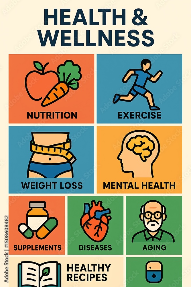 Obraz premium GENERAL HEALTH and WELLNESS