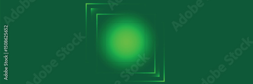 Clean natural green color gradation with pale tone paint on environmental friendly cardboard box blank paper texture background with space minimal style