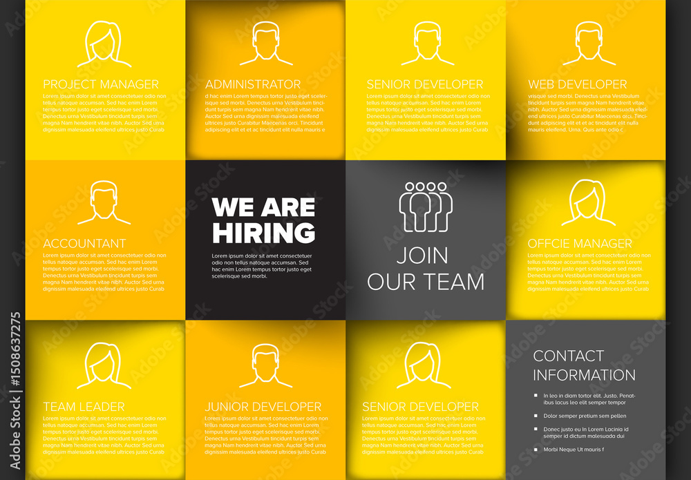 We Are Hiring - Join Our Team and Explore Job Oportunities Stock ...