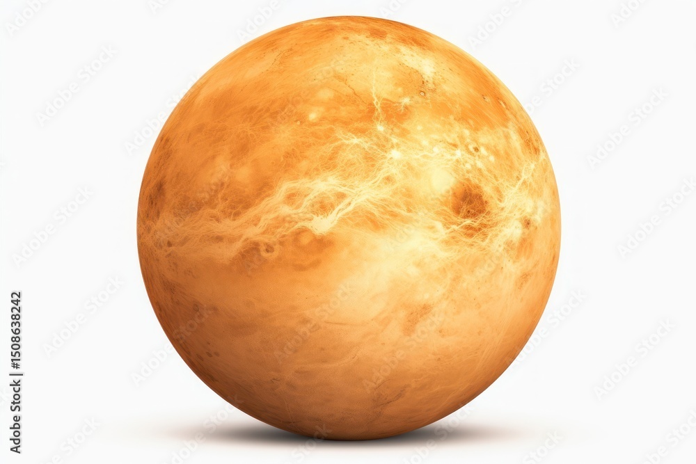 Fototapeta premium Planet venus astronomy sphere.