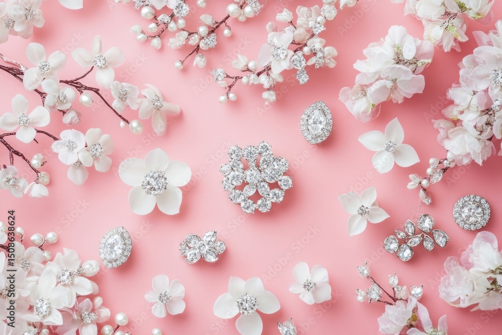 Flowers accessories background accessory. Flowers accessories background accessory.