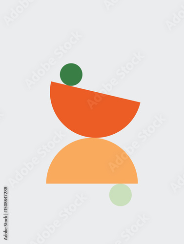 Balance in simple geometric harmony