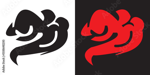 Smoke steam icon . Vector illustration. EPS 10/AI