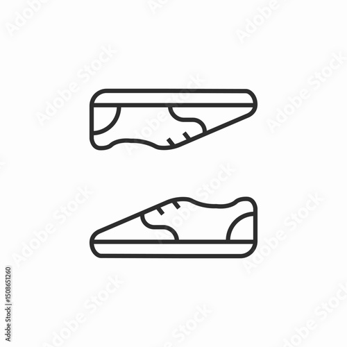 shoes sneakers icon sign vector