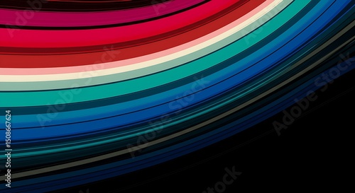 abstract background with rainbow