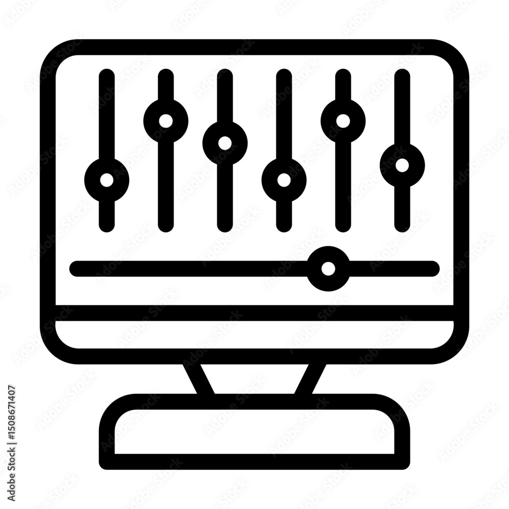 Obraz premium a collection of icons containing musical equipment, music stores, and musical activities