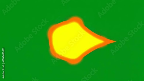 Colorful heart design with red yellow green and black elements in a decorative vector style