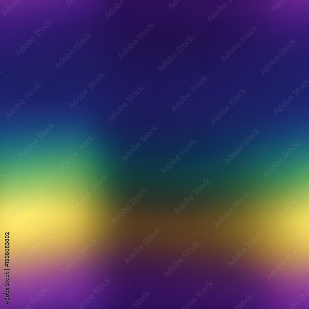 Obraz premium Mystical Purple Holographic Gradient Background – Soft Blurred Colorful Texture. Perfect for digital design, website backgrounds, app interfaces, posters, social media templates, branding materials