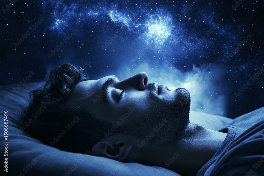 Fototapeta premium sleep affects cognitive function, with inadequate rest leading to difficulty with focus, memory, and decision-making 